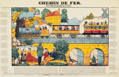 O Versailles para Paris Railway